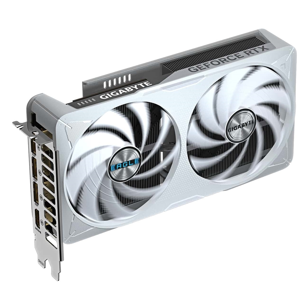 ვიდეო დაფა Gigabyte GV-N506TEAGLEOC_ICE-8GD EAGLE OC ICE, GeForce RTX5060Ti, 8GB, 128bit, DP, HDMI, Silver