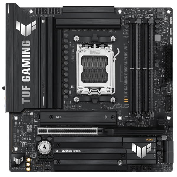 დედა დაფა Asus TUF 90MB1MU0-M0EAY0 B850M-PLUS WIFI7, AM5, DDR5, 256GB