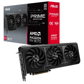 Graphic Card Asus 90YV0LI1-M0NA00 RIME-RX9070-O16G, Radeon RX9070, 16GB, 256Bit, HDMI, DP, Black