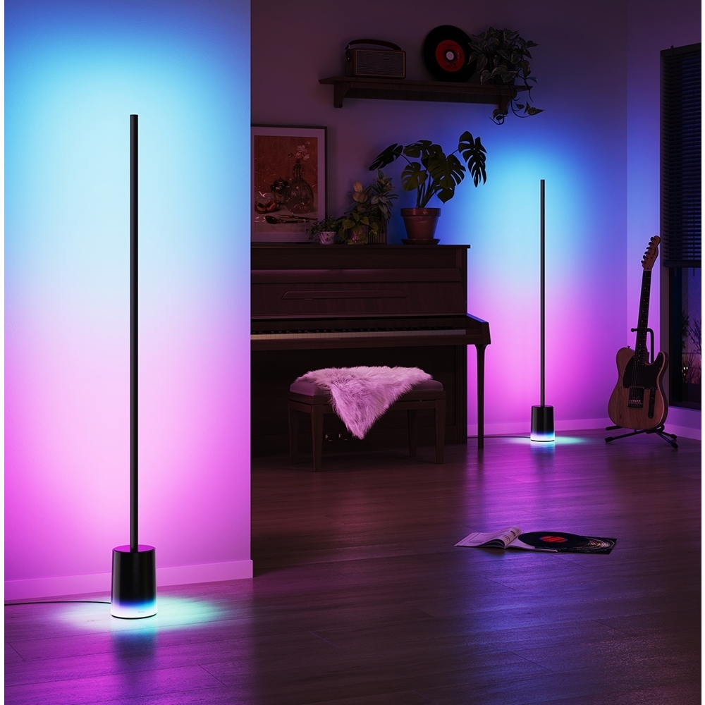 Smart Floor Lamp Govee H607C311 RGBICWW, 36W, Bluetooth, WiFi, Black