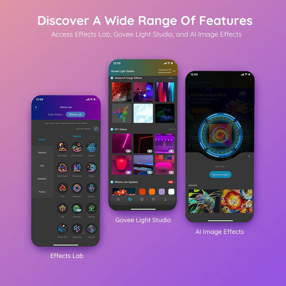 LED Strip Lights Govee H618C3D1 RGBIC Basic, 10M, White