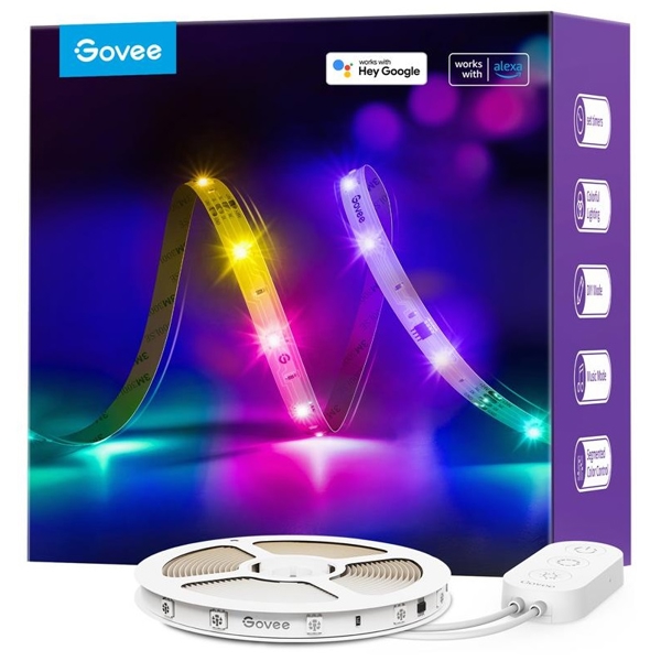LED Strip Lights Govee H618C3D1 RGBIC Basic, 10M, White