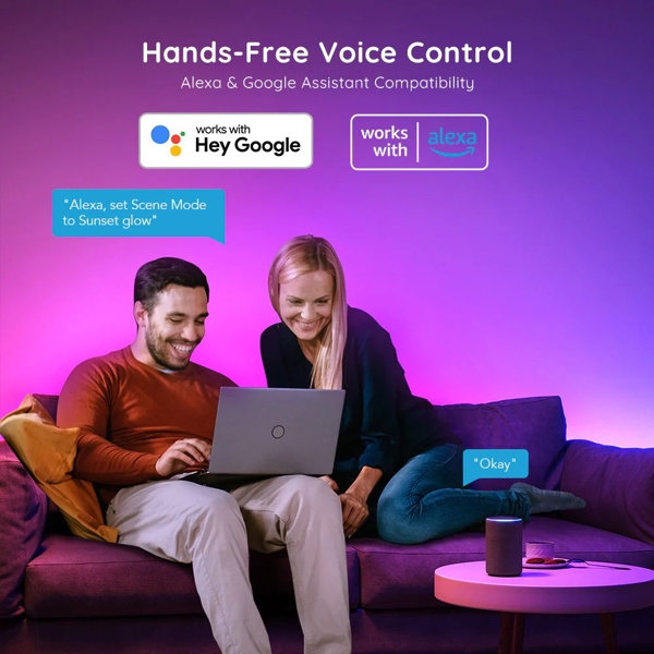 LED Strip Lights Govee H618C3D1 RGBIC Basic, 10M, White