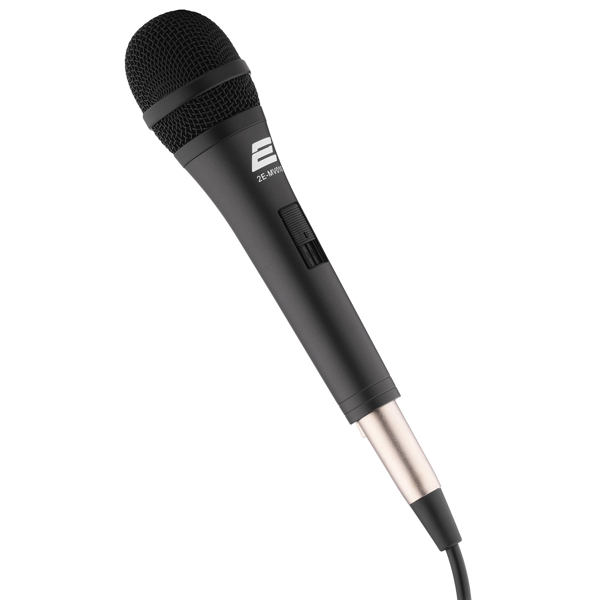 მიკროფონი 2E 2E-MV010, 6.35mm, Vocal Microphone, Black