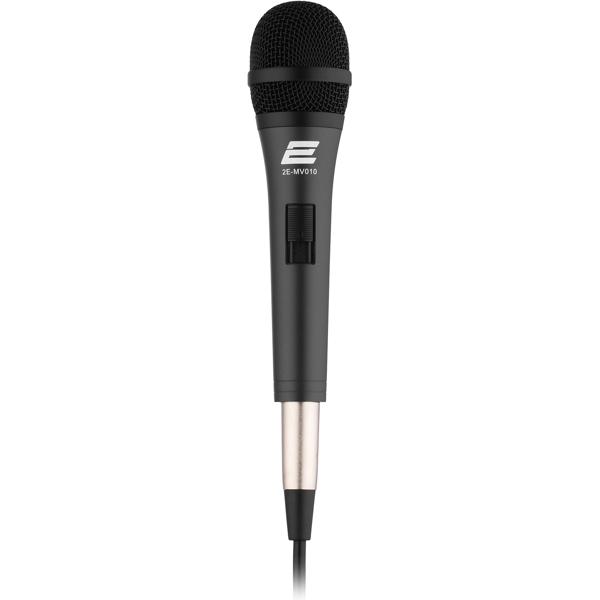 მიკროფონი 2E 2E-MV010, 6.35mm, Vocal Microphone, Black