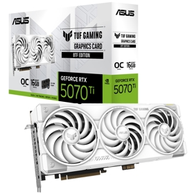 Grraphic Card Asus TUF 90YV0N60-M0NA00 TUF-RTX5070TI-O16G-BTF-WHITE, GeForce RTX5070TI, 16GB, 256Bit, HDMI, DP, White