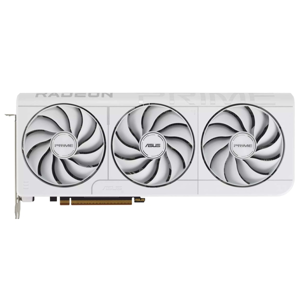 Graphic Card Asus 90YV0L75-M0NA00 PRIME-RX9070XT-O16G-WHITE, Radeon RX9070XT, 16GB, 256Bit, HDMI, DP, White