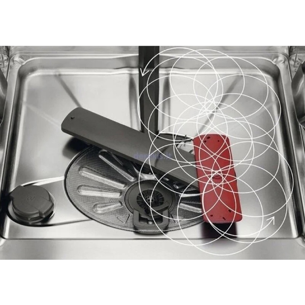 ჩასაშენებელი ჭურჭლის სარეცხი მანქანა AEG FSE72517P, A, 46dB, Built-in Dishwasher, White