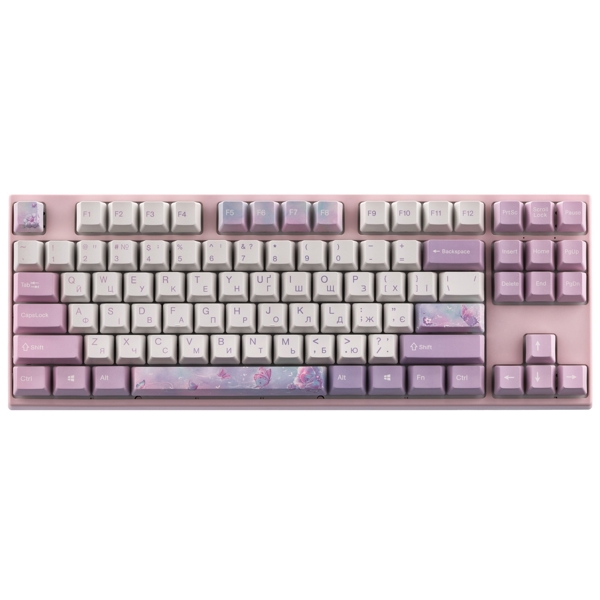 Mechanical Gaming Keyboard Varmilo A33A030D7A3A17A028 VEM87 Dreams On Board, EC V2 Jasmine, Wired, USB, Pink