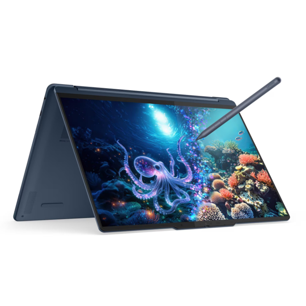 ნოუთბუქი Lenovo 83LC005VKG Yoga 9 2-in-1, 14", Ultra 7 258V, 32GB, 1TB SSD, Integrated, W11H, Cosmic Blue