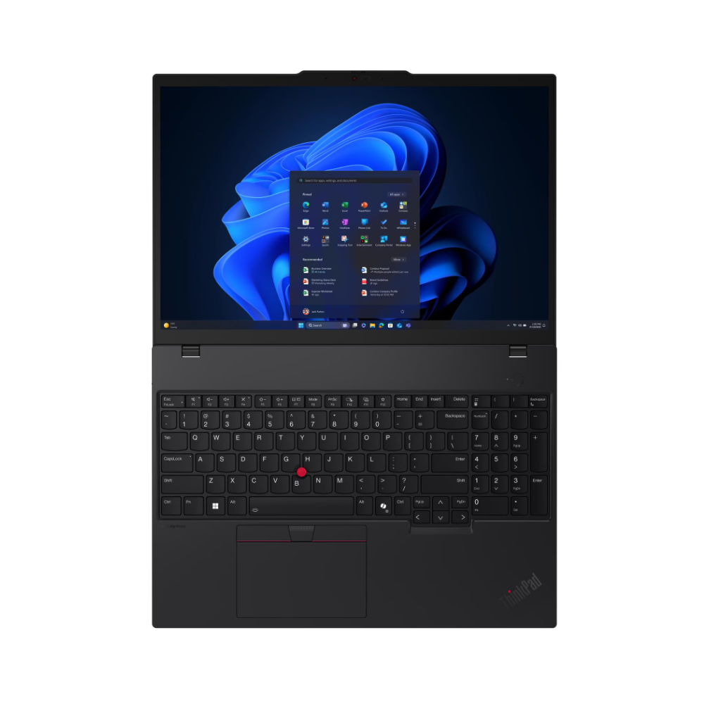 ნოუთბუქი Lenovo 21QE0066GX ThinkPad T16 G4, 16", Ultra 7-255U, 16GB, 512GB SSD, Integrated, Black
