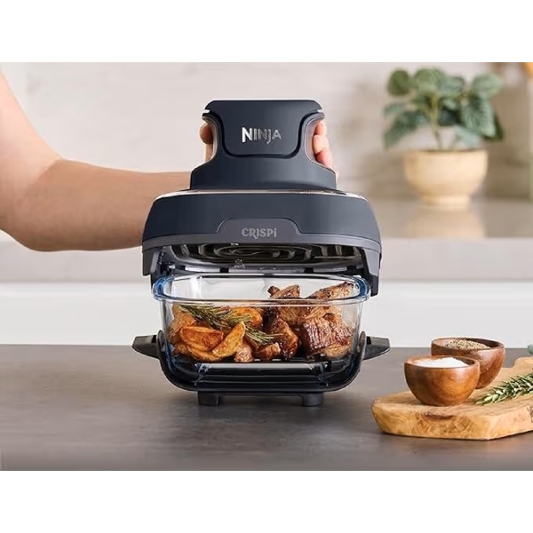 Air Fryer Ninja FN101EUGY CRISPi, 1700W, 3.8L, Grey