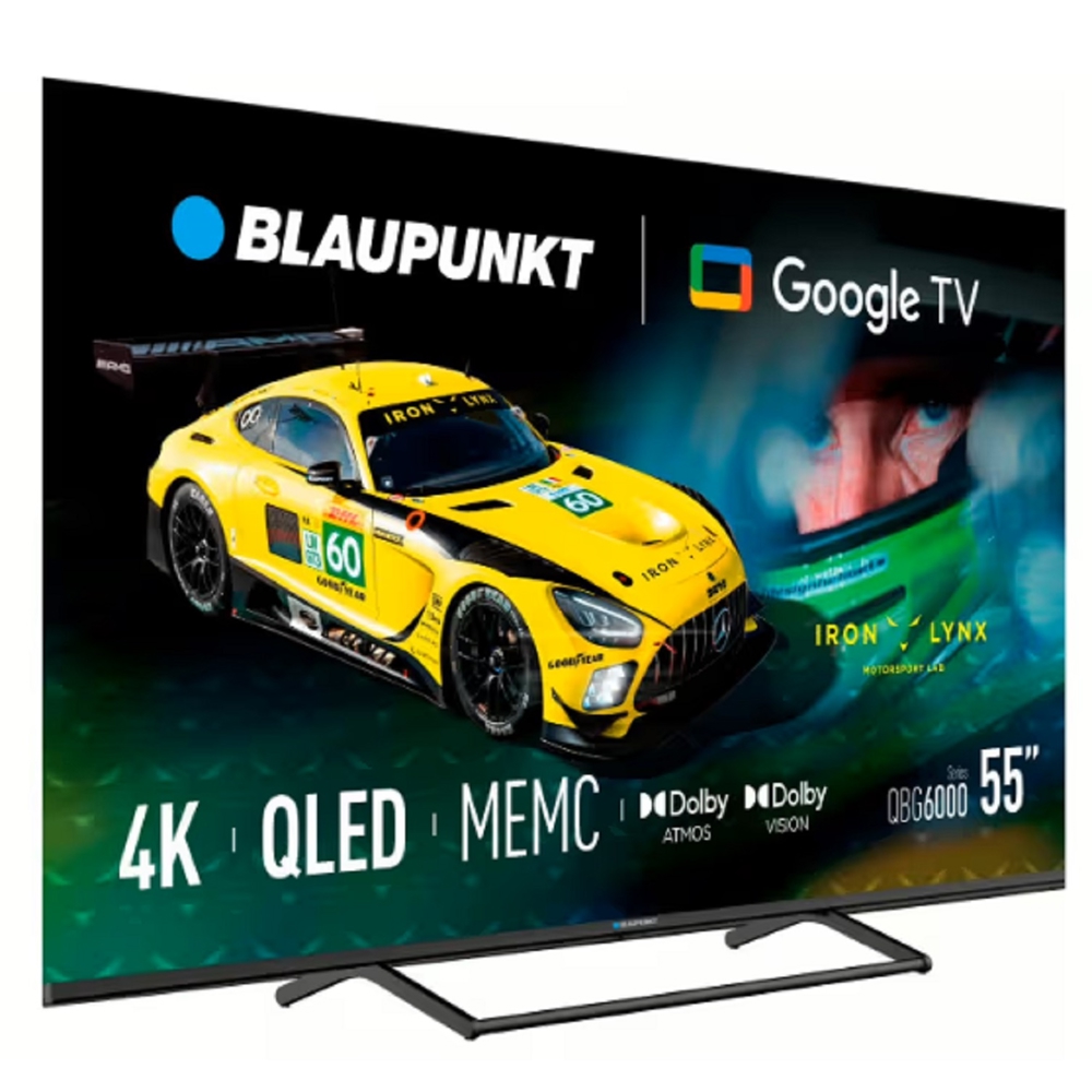TV Blaupunkt 55QBG6000, 55", 4K UHD, HDMI, Bluetooth, WiFi, Black