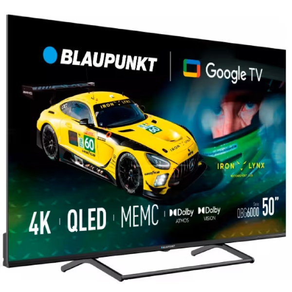 TV Blaupunkt 50QBG6000, 50", 4K UHD, HDMI, Bluetooth, WiFi, Black