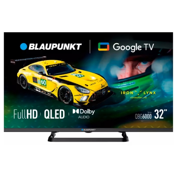 TV Blaupunkt 32QBG6000, 32", FHD, HDMI, Bluetooth, WiFi, Black