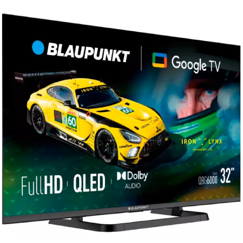 ტელევიზორი Blaupunkt 32QBG6000, 32", FHD, HDMI, Bluetooth, WiFi, Black