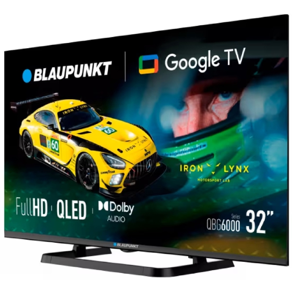 TV Blaupunkt 32QBG6000, 32", FHD, HDMI, Bluetooth, WiFi, Black