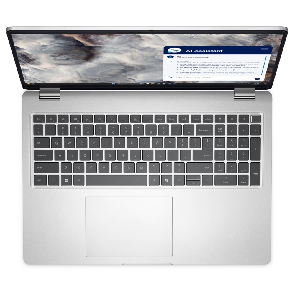 Notebook Dell Pro 16 Plus PB16250, 16", Ultra 5-235U, 32GB, 512GB SSD, Integrated, W11P, Silver