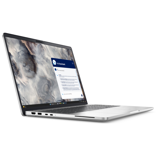 ნოუთბუქი Dell Pro 16 Plus PB16250, 16", Ultra 5-235U, 32GB, 512GB SSD, Integrated, W11P, Silver