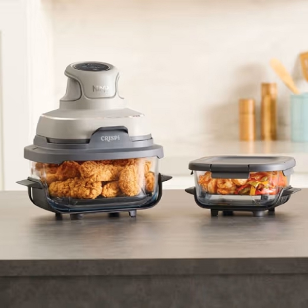 აეროგრილი Ninja FN101EUST CRISPi, 1700W, 3.8L, Air Fryer, Silver