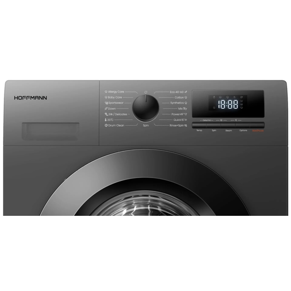 სარეცხი მანქანა Hoffmann WFME7012S, 7Kg, 59Db, Washing Machine, Silver