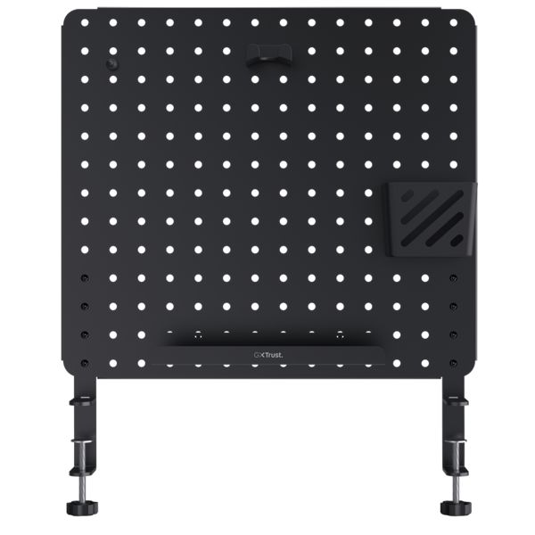 Metal Pegboard Desk Organiser Trust 25668 GXT 724 Vesto, Black
