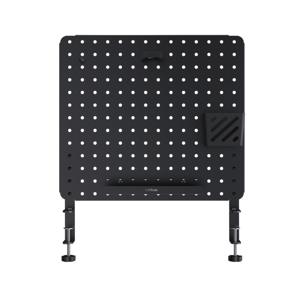 ორგანაიზერი დაფა Trust 25668 GXT 724 Vesto, Metal Pegboard Desk Organiser, Black