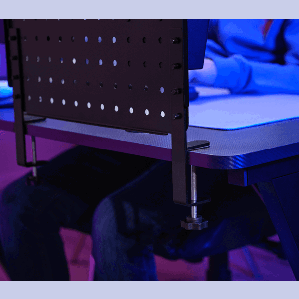 Metal Pegboard Desk Organiser Trust 25668 GXT 724 Vesto, Black