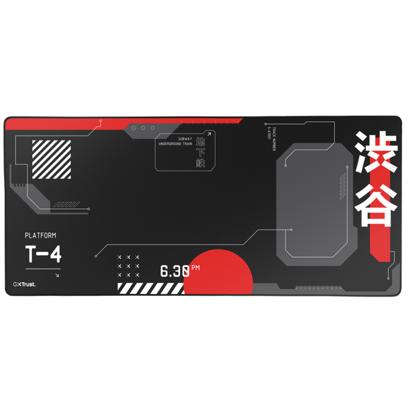 Gaming Mouse Pad Trust 25716 GXT 759, XXL, Black/Red