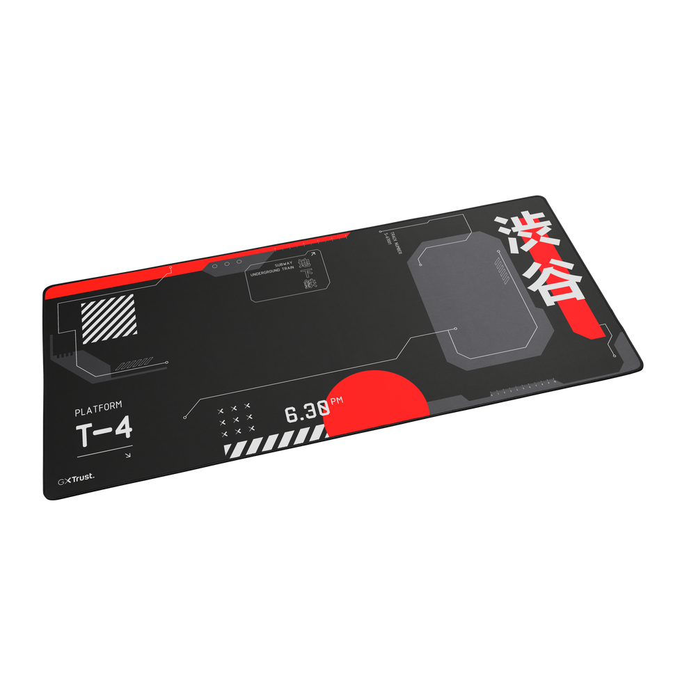 მაუსის პადი Trust 25716 GXT 759, XXL, Gaming Mouse Pad, Black/Red