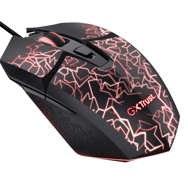 Gaming Mouse Trust GXT113 FELOX LED, Wired, USB, Black