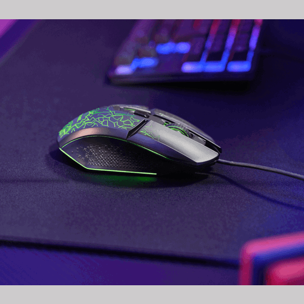 Gaming Mouse Trust GXT113 FELOX LED, Wired, USB, Black