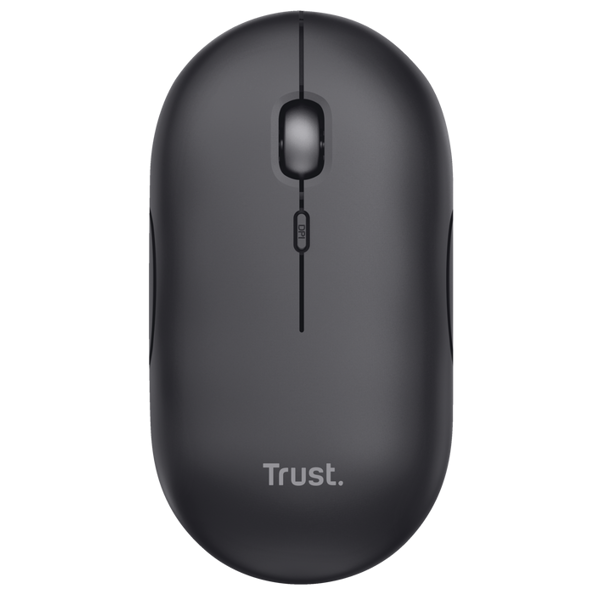 Mouse Trust 24059 Puck Ultra-Thin, Wireless, USB, Bluetooth, Black