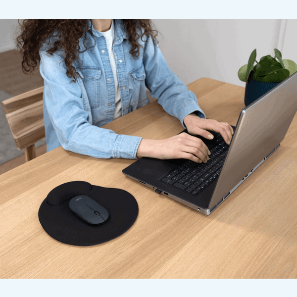 Mouse Trust 24059 Puck Ultra-Thin, Wireless, USB, Bluetooth, Black