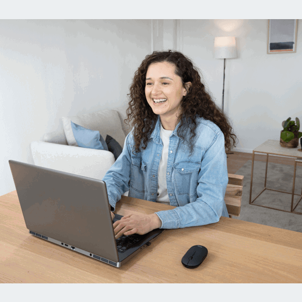 Mouse Trust 24059 Puck Ultra-Thin, Wireless, USB, Bluetooth, Black