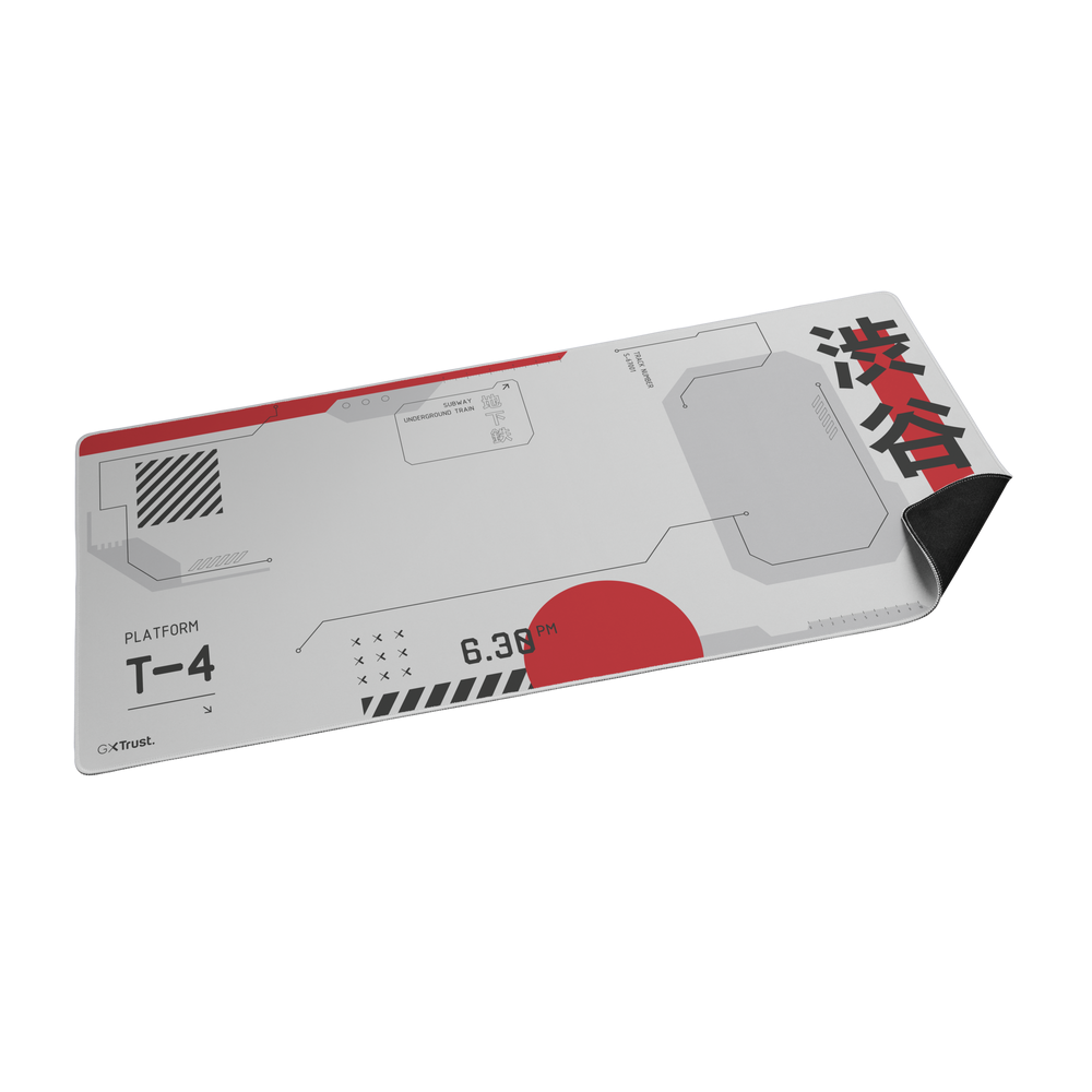 მაუსის პადი Trust 25717 GXT 759, XXL, Gaming Mouse Pad, White/Red