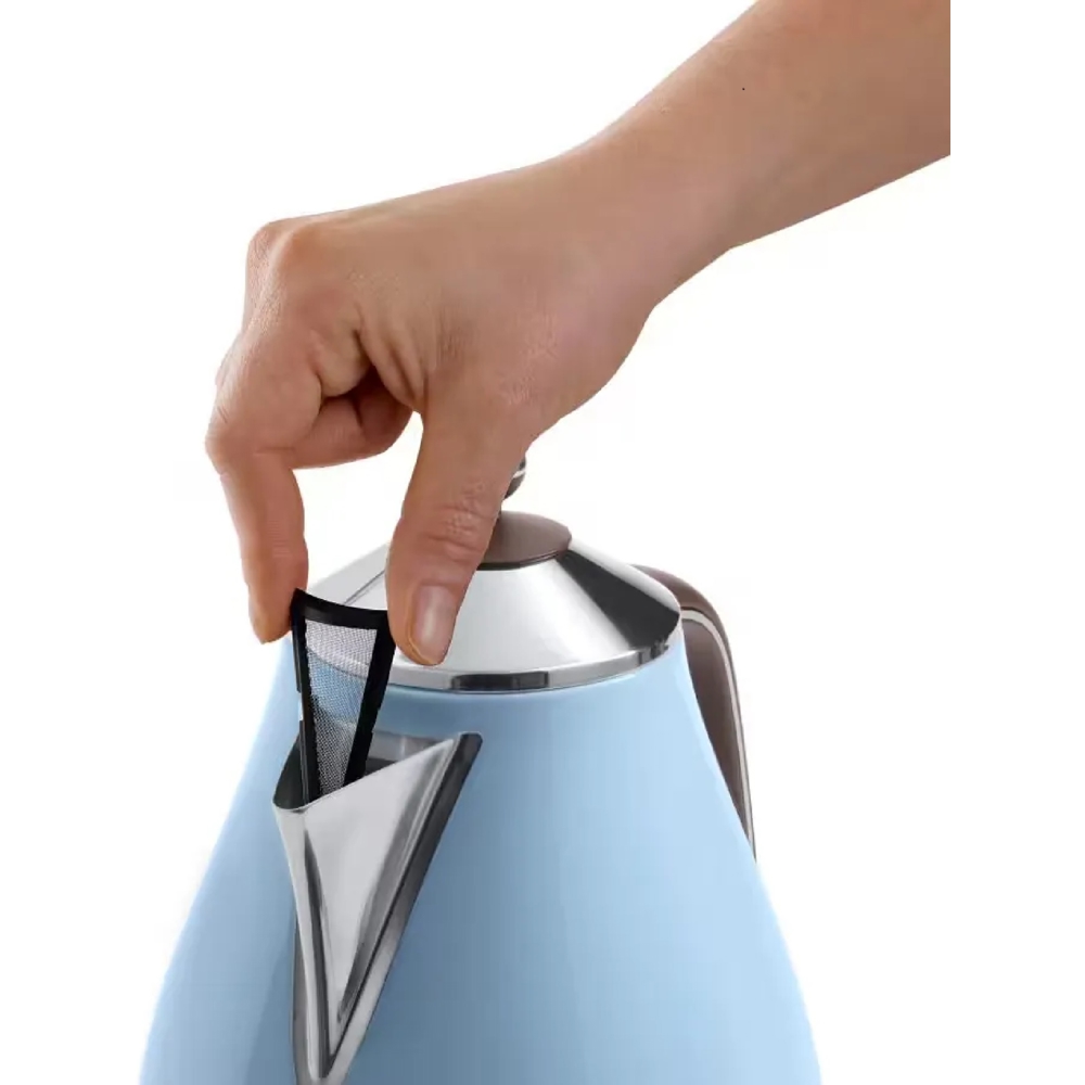 ელექტრო ჩაიდანი DeLonghi KBOV2001.AZ, 2000W, 1.7L, Electric Kettle, Blue