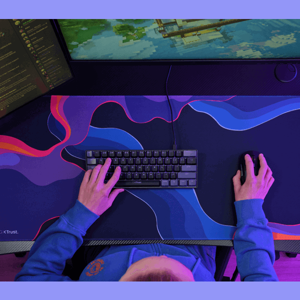 Gaming Mouse Pad Trust 25714 GXT 759, XXL, Blue/Purple