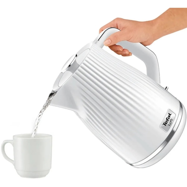 ელექტრო ჩაიდანი Tefal KO250130, 2400W, 1.7L, Electric Kettle, White