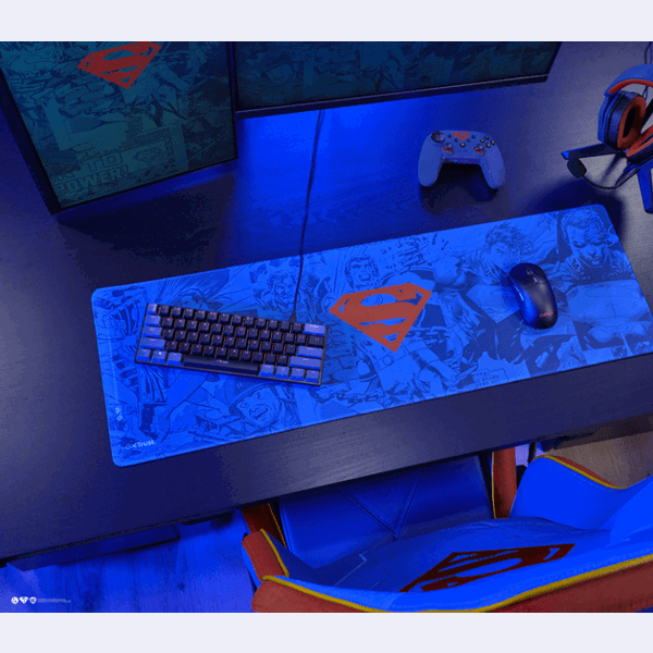 მაუსის პადი Trust 25743 GXT759SM, XXL, Gaming Mouse pad, Blue