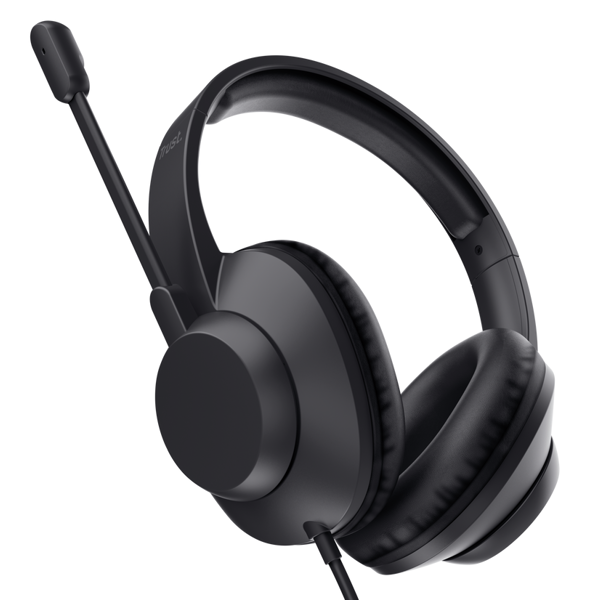 Headset Trust 25461 AYDA MAX, Wired, USB-C, USB, Black