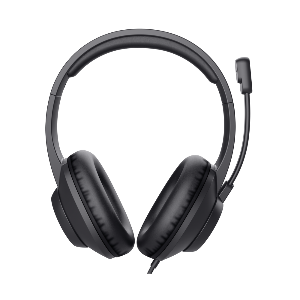 ყურსასმენი Trust 25461 AYDA MAX, Headset, Wired, USB-C, USB, Black