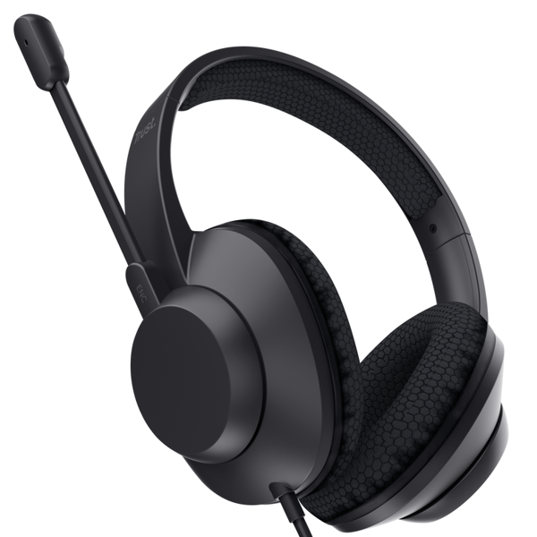 Headset Trust 25462 AYDA MAX, Wired, USB-C, USB, Black