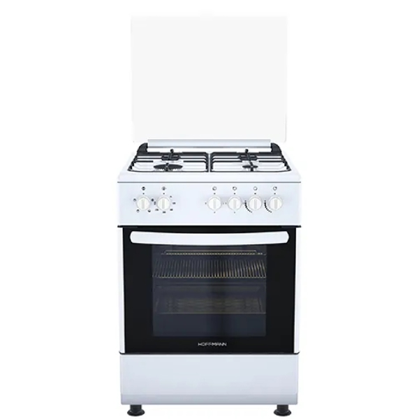 გაზქურა Hoffmann FF6403GAZW, 4 Gas, Gas Cooker, White