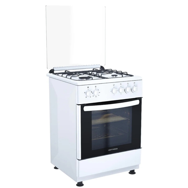 Gas Cooker Hoffmann FF6403GAZW, 4 Gas, White