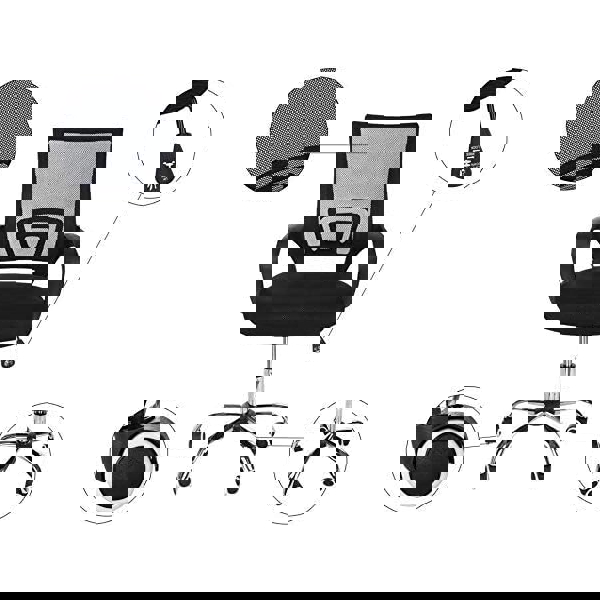 საოფისე სავარძელი OEM OC-002 CTRIM, Office Chair, Black