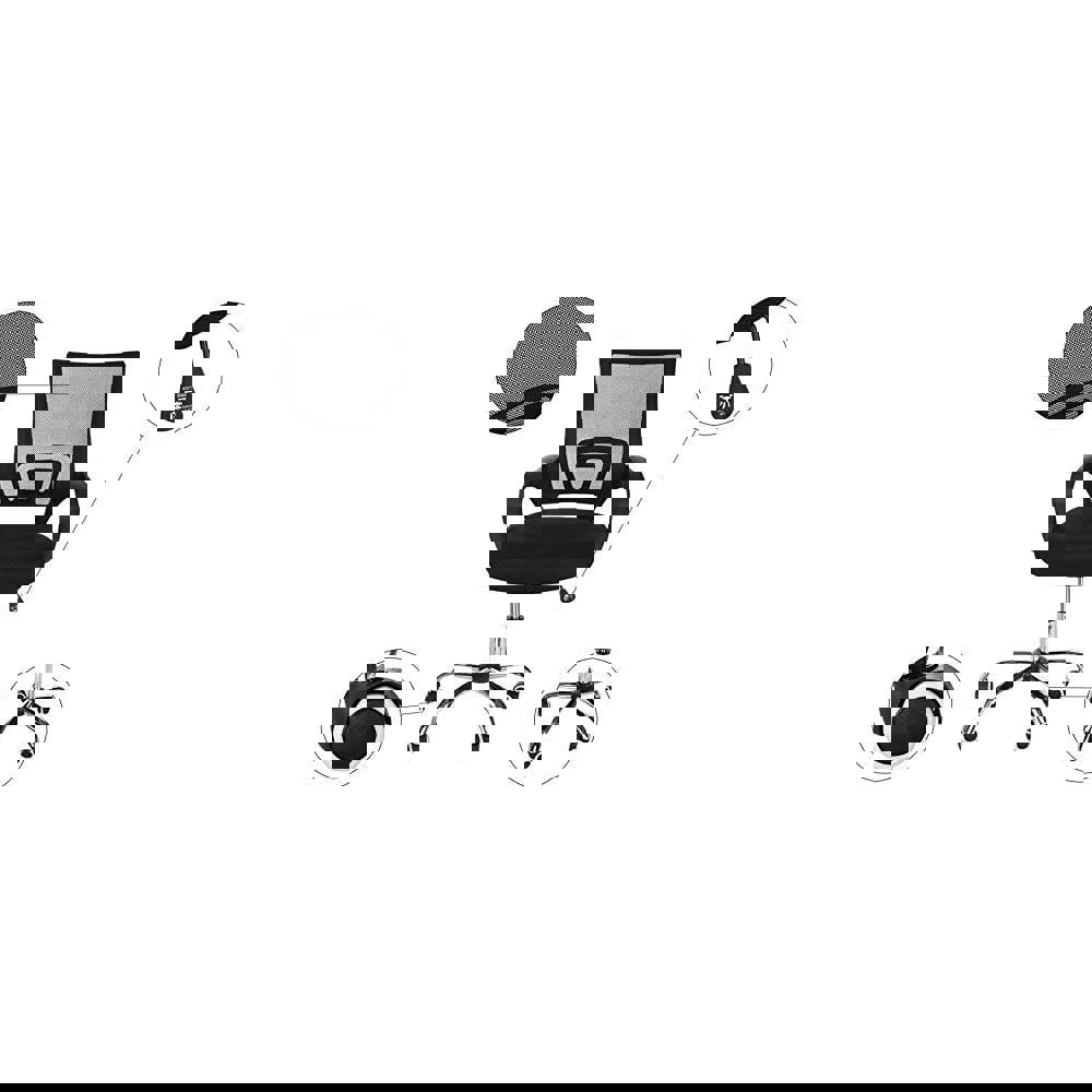 საოფისე სავარძელი OEM OC-002 CTRIM, Office Chair, Black