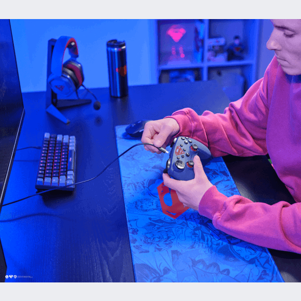 Gaming Controller Trust 25744 GXT542SM Muta, For Windows, iOS, Android, Wireless, USB, Bluetooth, Blue