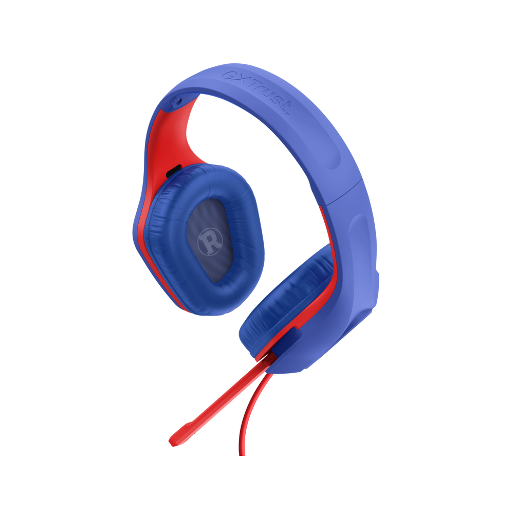 ყურსასმენი Trust 25738 GXT416SM Zirox Superman, Headset, Wired, 3.5mm, Blue