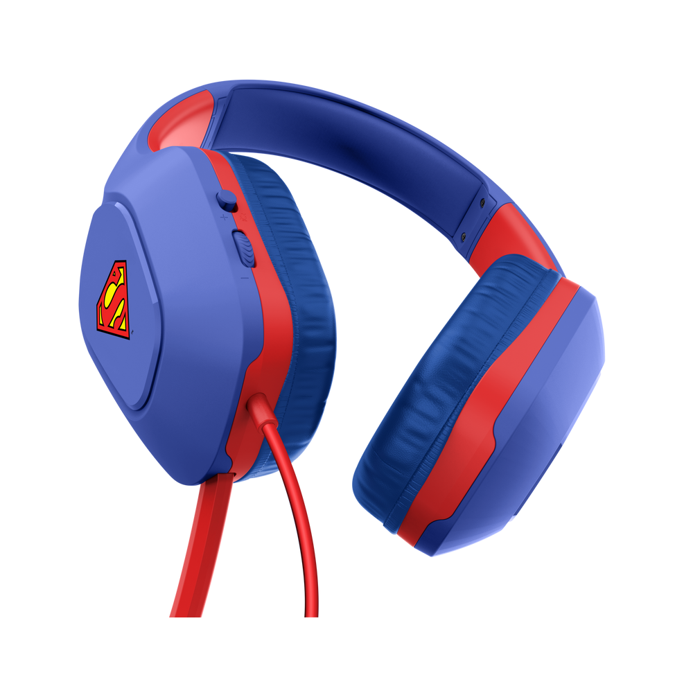 ყურსასმენი Trust 25738 GXT416SM Zirox Superman, Headset, Wired, 3.5mm, Blue